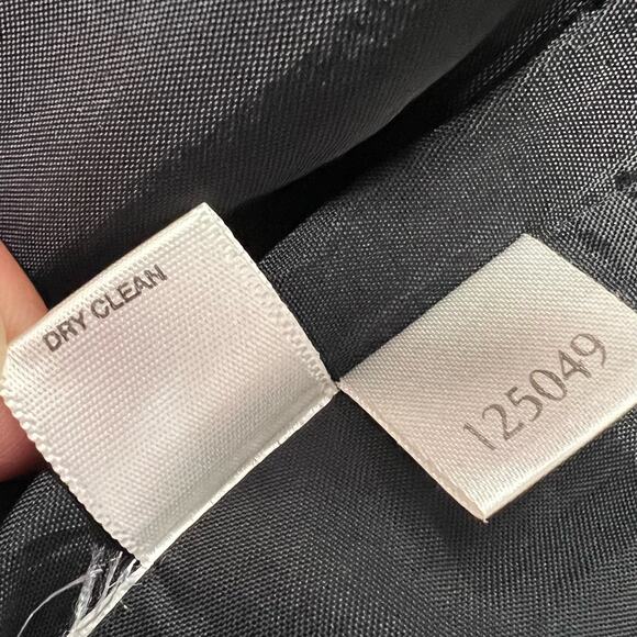 Ann Taylor LOFT Pleated Mini Skirt Size 10 Black Minimalist Lined Belt Loops - Picture 11 of 11